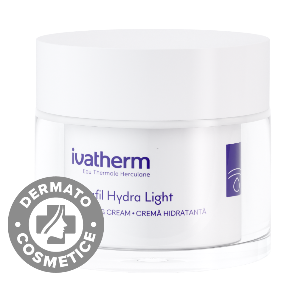 Crema hidratanta pentru piele normal-mixta Aquafil Hydra Light, 50ml, Ivatherm