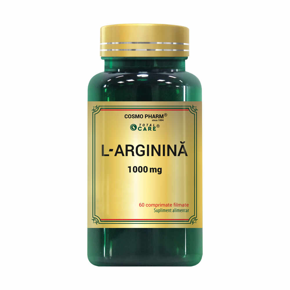 L-arginina 1000mg, 60 tablete, Cosmopharm
