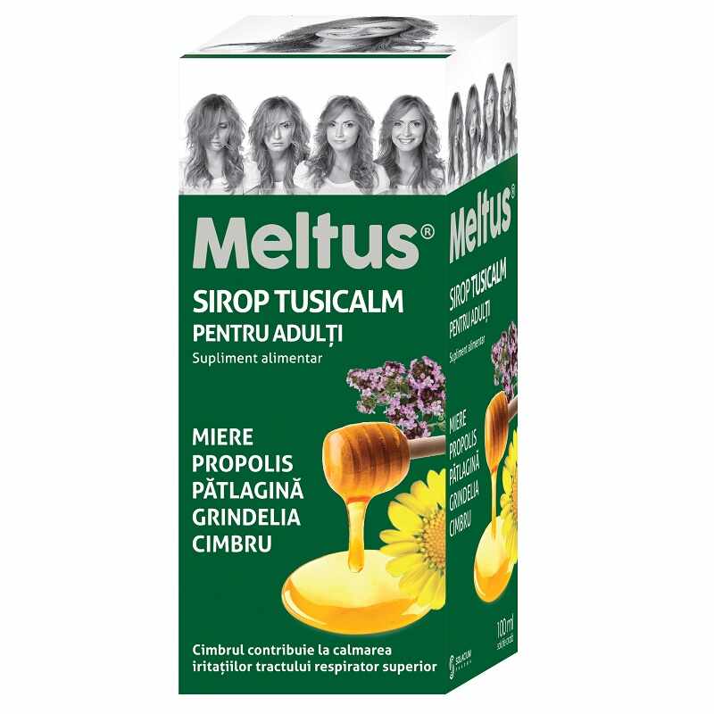 Meltus sirop Tusicalm pentru adulti , 100 ml, Solacium
