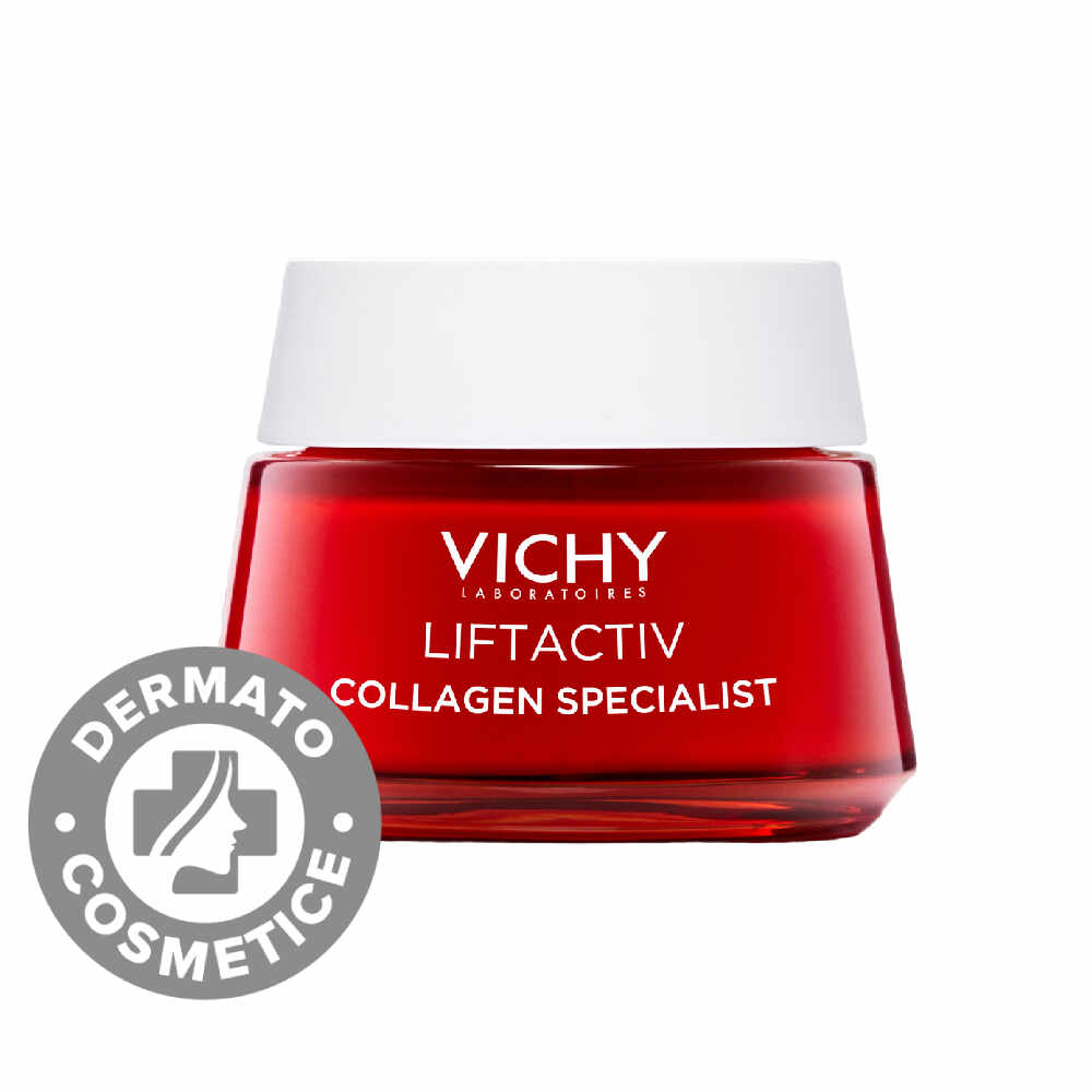 Crema antirid de zi pentru toate tipurile de ten Liftactiv Collagen Specialist, 50ml, Vichy