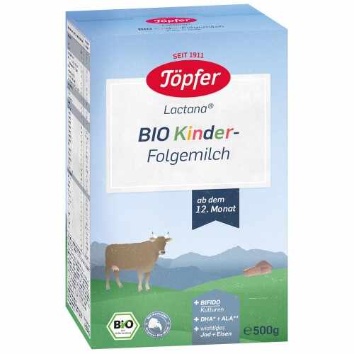 Lapte praf Bio Kinder Organic de la 12 luni, 500g, Topfer