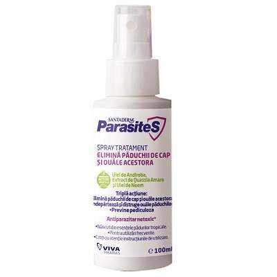Spray tratament impotriva paduchilor Parasites, 100ml, Viva Pharma