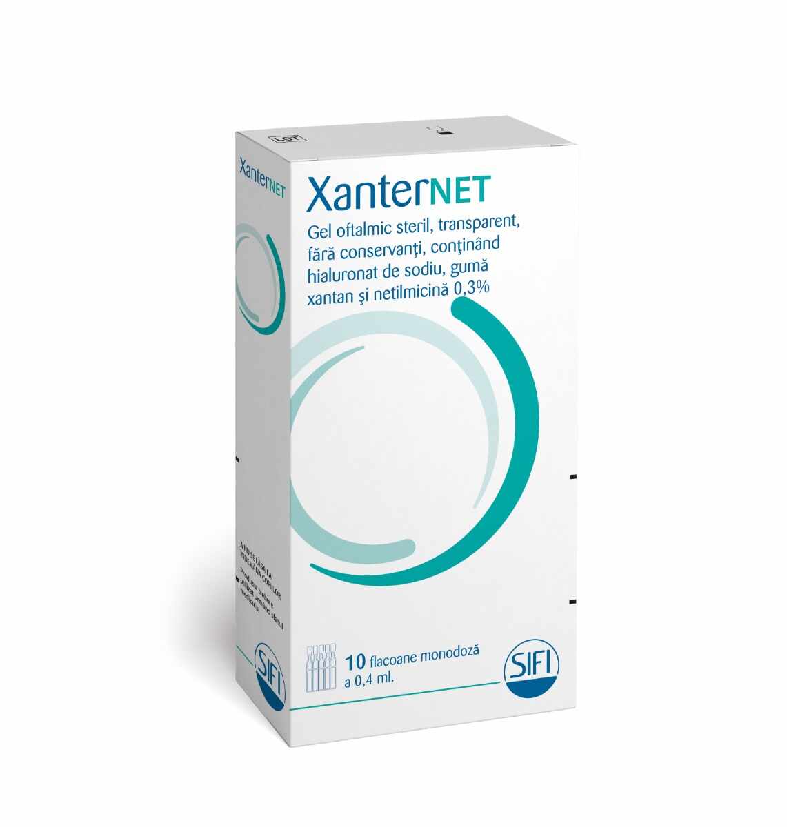 XanterNet Gel oftalmic 0.4ml, 10 monodoze, SIFI