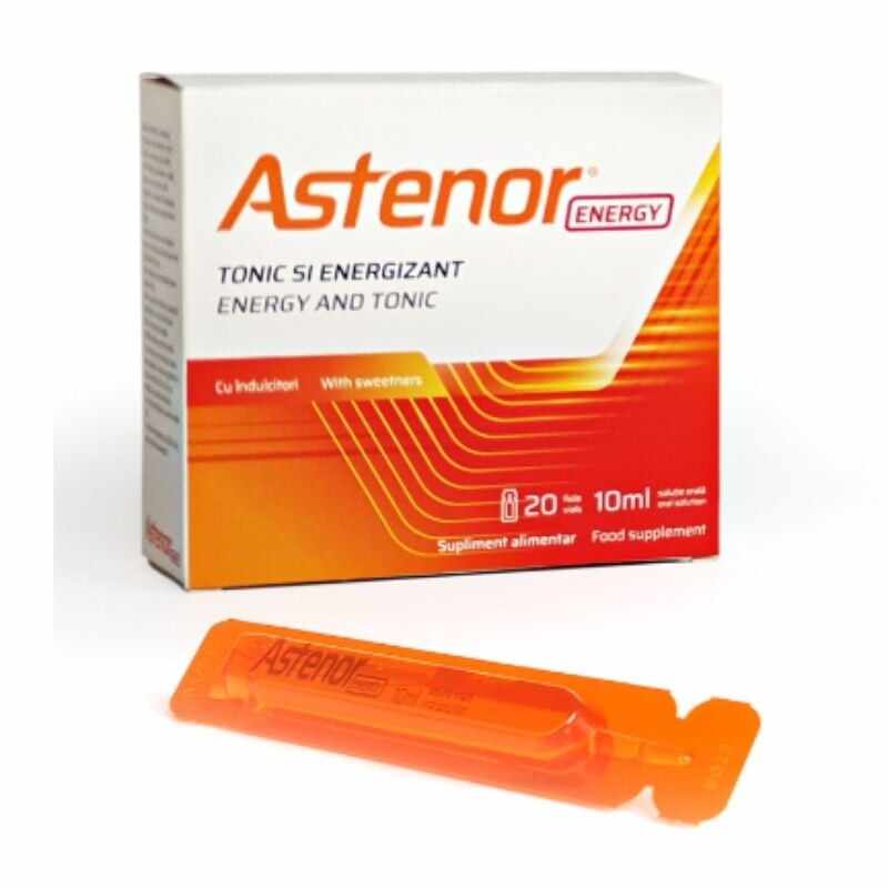Astenor Energy, 20 fiole, 10 ml solutie orala