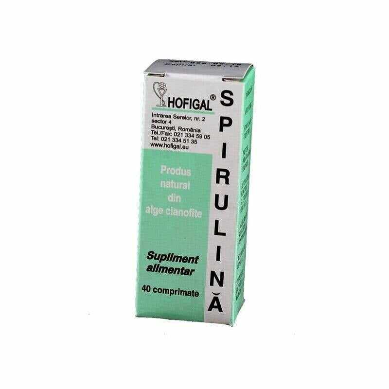 HOFIGAL Spirulina 200 mg, 40 tablete