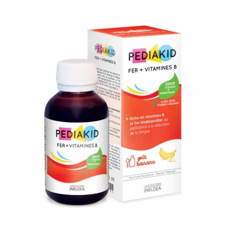 Pediakid Fier + Vitamina B sirop, 125 ml