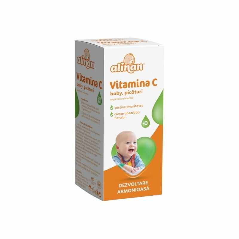 Alinan Vitamina C Baby picaturi, 20 ml