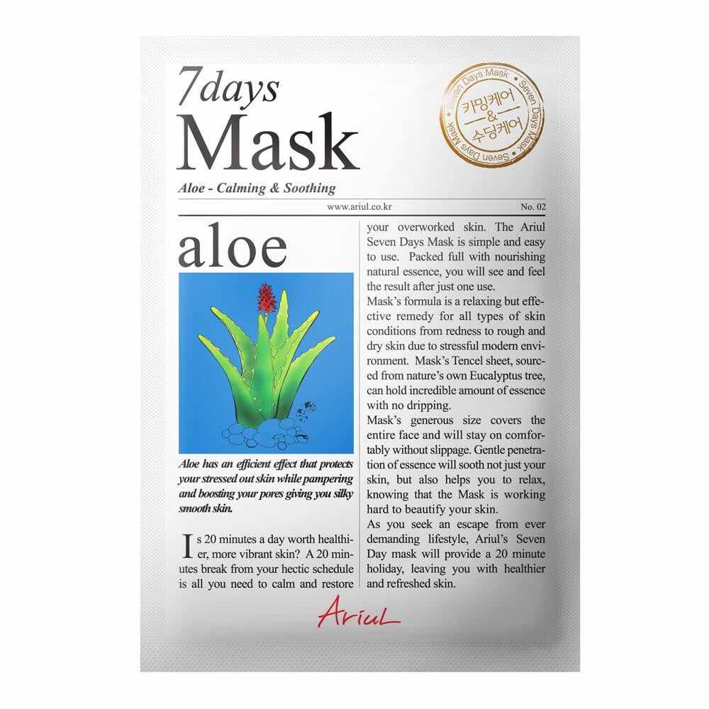 ARIUL 7 Days masca servetel Aloe Vera, 20 g