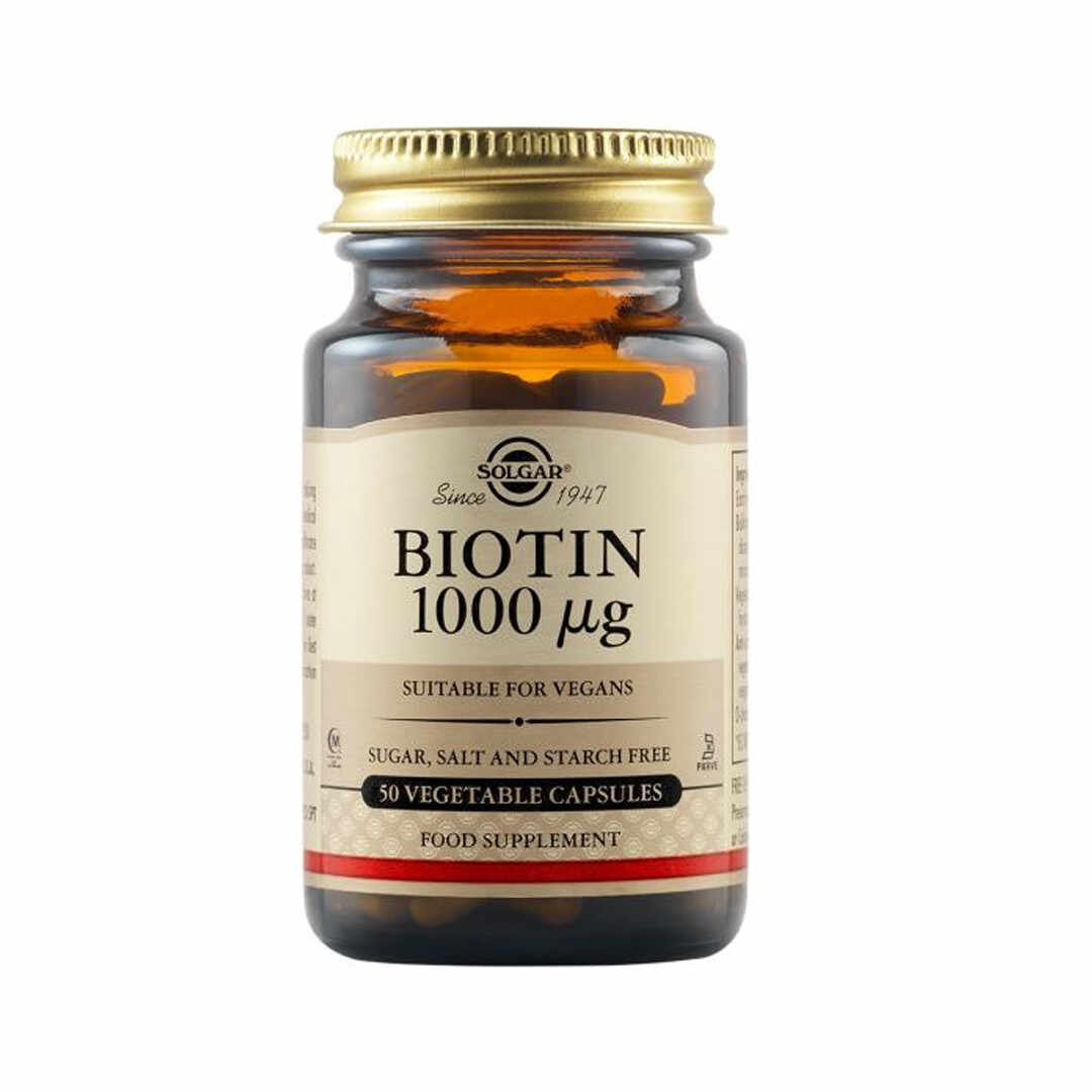 Biotin 1000 mcg, 50 capsule Solgar