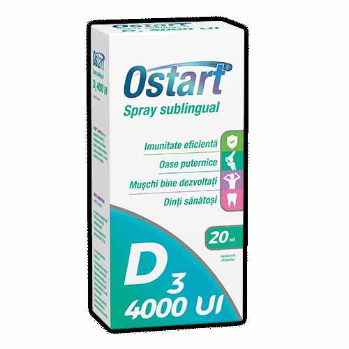 Ostart D3 4000 UI spray sublingual, 20ml
