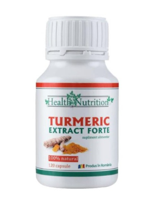Turmeric Extract Forte Natural, 120 capsule, Health Nutrition