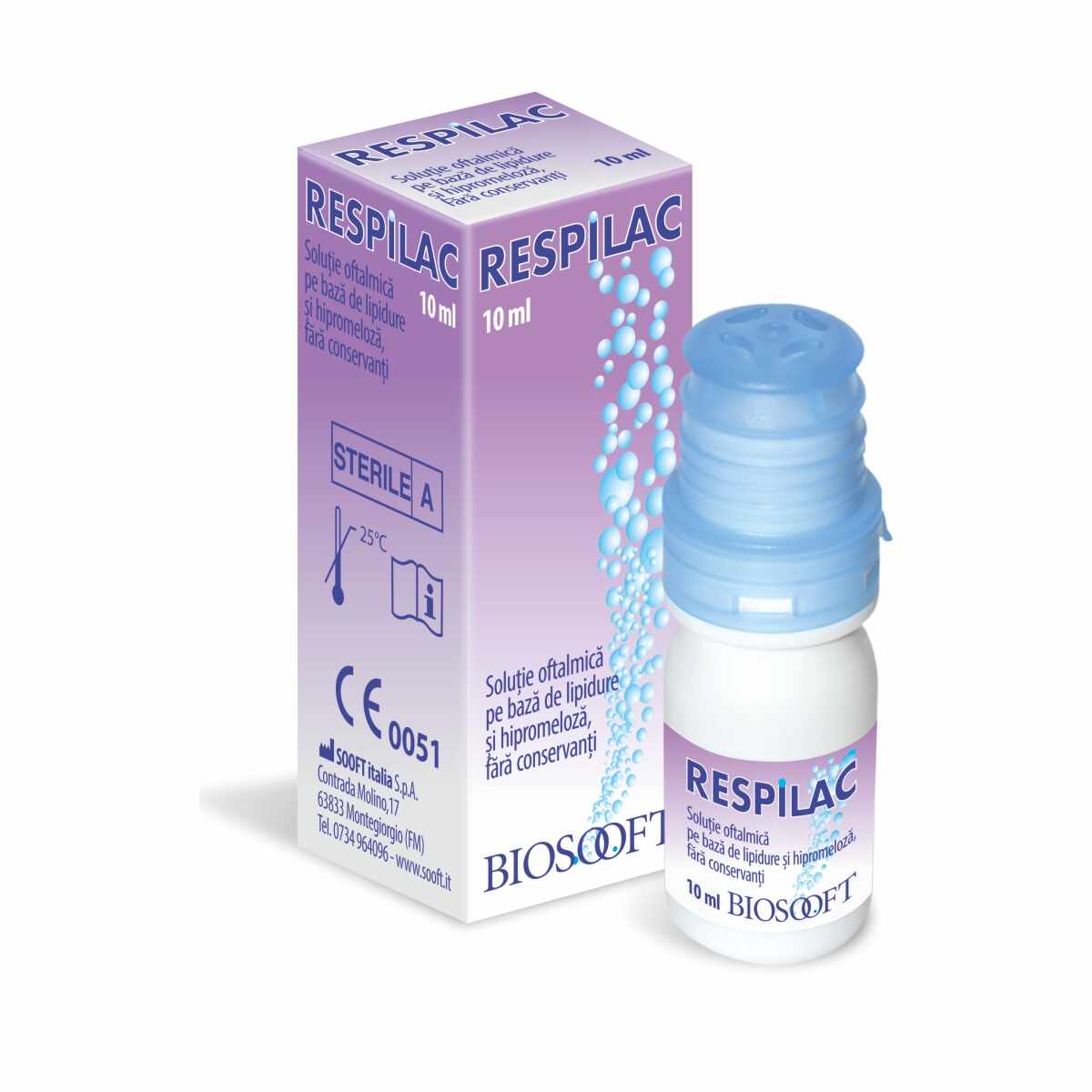 Respilac solutie oftalmica, 10 ml, BioSooft