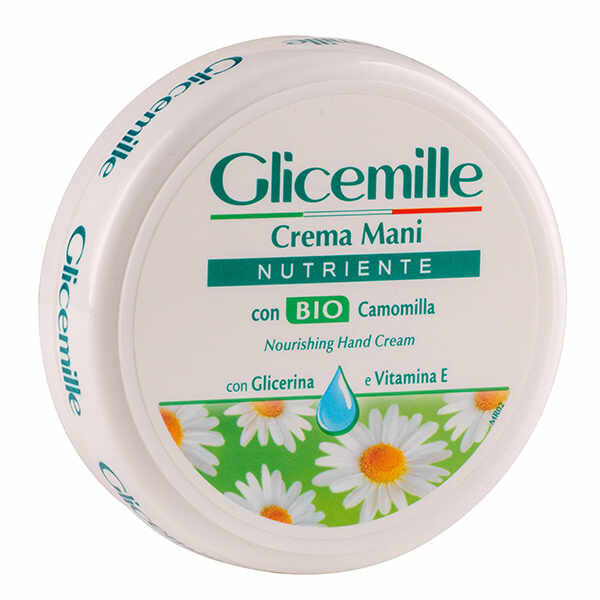 Crema nutritiva pentru maini cu glicerina, musetel bio si vitamina E, 100ml, Glicemille