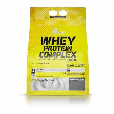 Pudra Complex Whey Protein cu capsuni, 700g, Olimp Sport Nutrition
