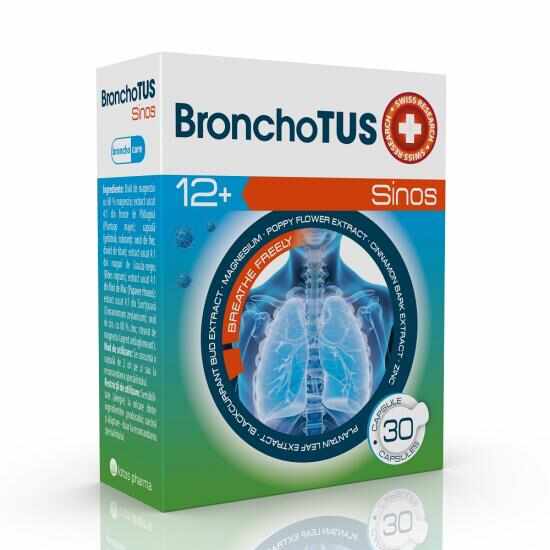 BronhoTUS Sinos 12+, 30 capsule, MBA Pharma