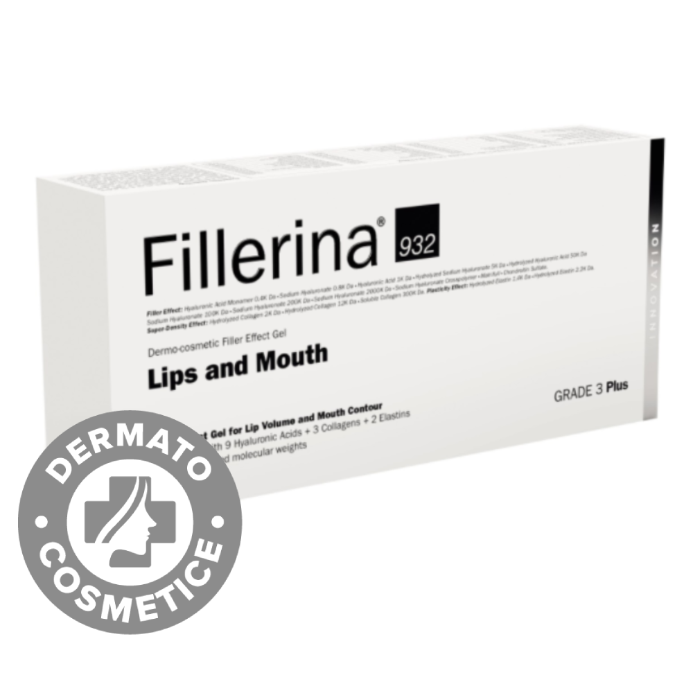 Tratament pentru buze si conturul buzelor Grad 3 Plus 932, 7ml, Fillerina
