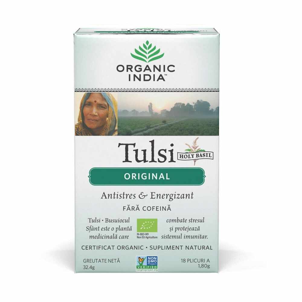 Tulsi Original Ceai, 18 plicuri, Organic India