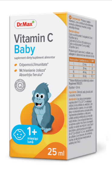 Dr.Max Vitamin C Baby picaturi, 25ml