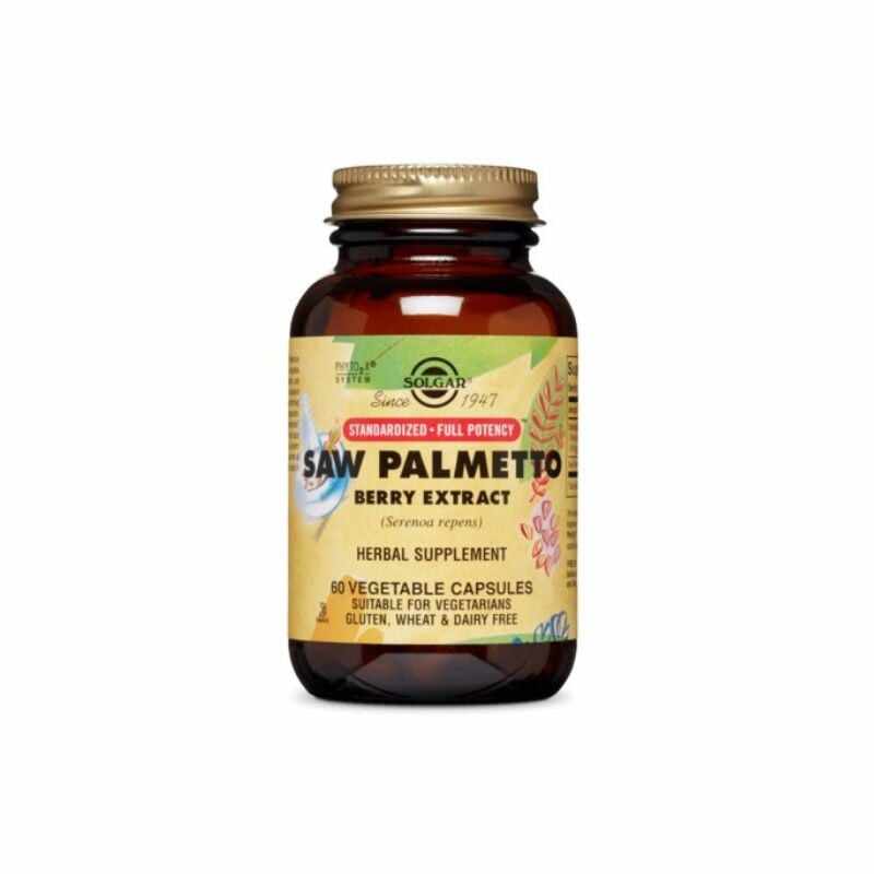 Solgar Saw Palmetto Berry Extract, 60 capsule 