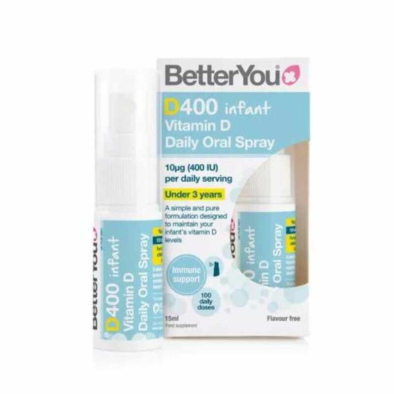Spray oral cu vitamina D Infant, 400UI, 15ml, BetterYou