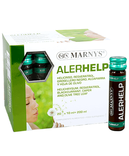 Alerhelp prevenirea si ameliorarea reactiilor alergice sezoniere, 20 fiole, Marnys