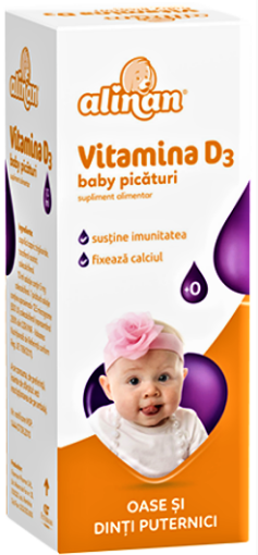 Alinan Baby Vitamina D3 solutie interna - 10ml