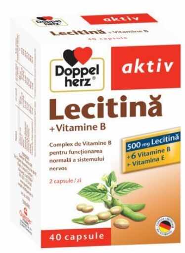 Doppelherz Lecitina + vitamine B - 40 capsule