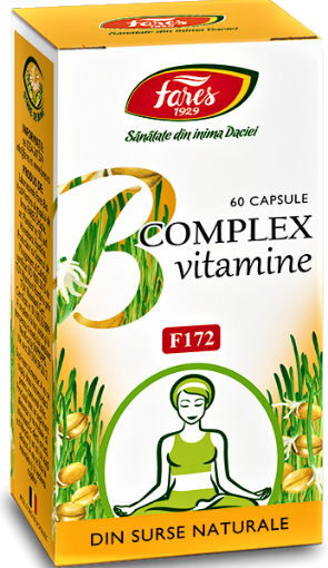 Fares B complex vitamine naturale - 60 capsule
