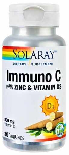 Secom Immuno C plus zinc si vitamina D3 - 30 capsule vegetale