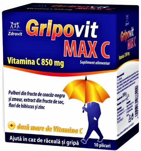 zdrovit gripovit max c ctx10 pl