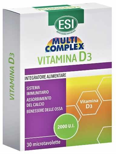 Esitalia Multicomplex vitamina D3 2000UI - 30 tablete