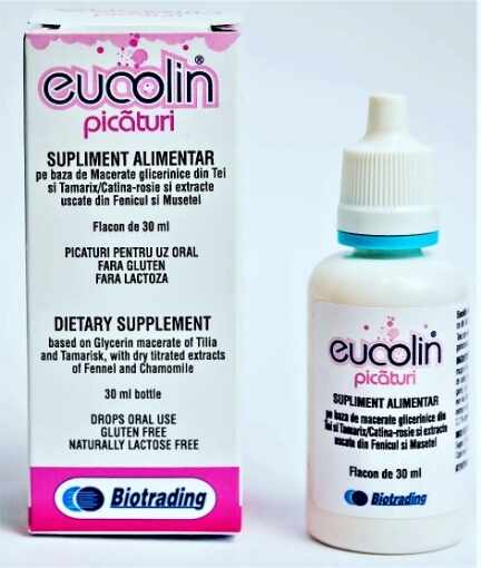 Eucolin picaturi supliment alimentar pentru calmarea colicilor - 30ml