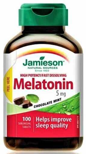 Jamieson Melatonina 5mg - 100 comprimate sublinguale