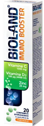 Bioland Imuno Booster - 20 comprimate efervescente Biofarm