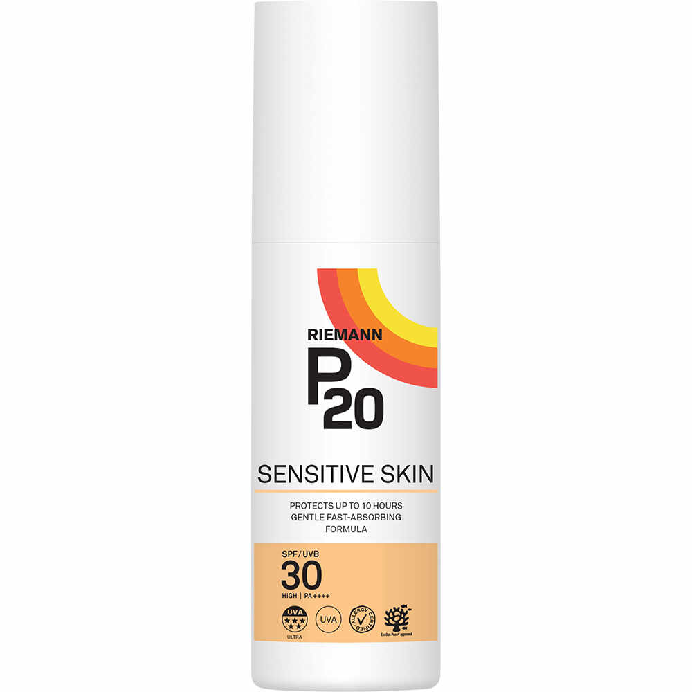 Crema de fata si corp cu factor de protectie SPF 30 P20 Sensitive, 100ml, Riemann