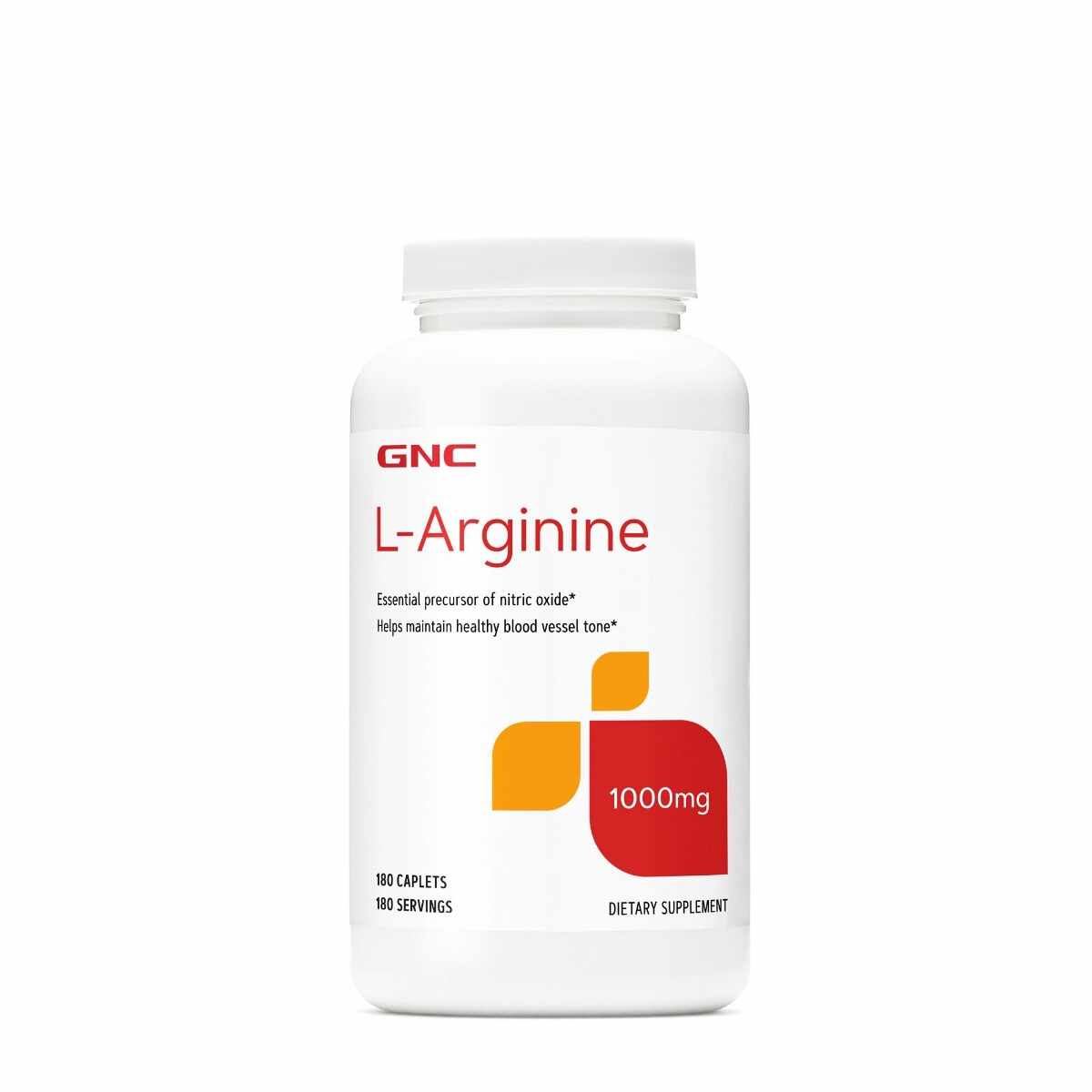 L-Arginina 1000 mg, 180 tablete, GNC