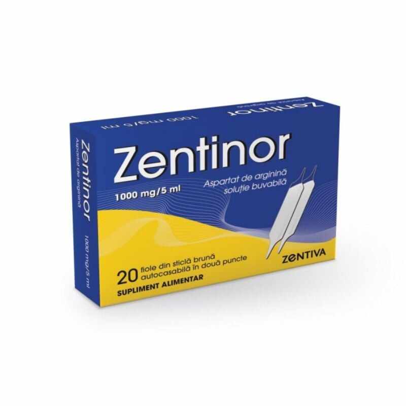 Zentinor, solutie buvabila 1000 mg/5ml, 20 fiole, Zentiva 