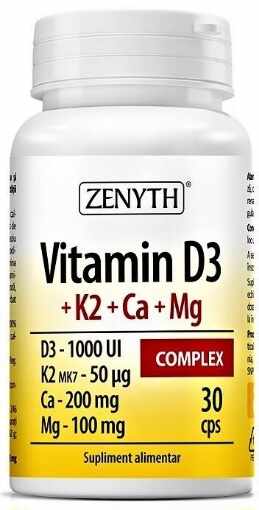 zenyth vitamina d3+k2+ca+mg complex ctx30 cps
