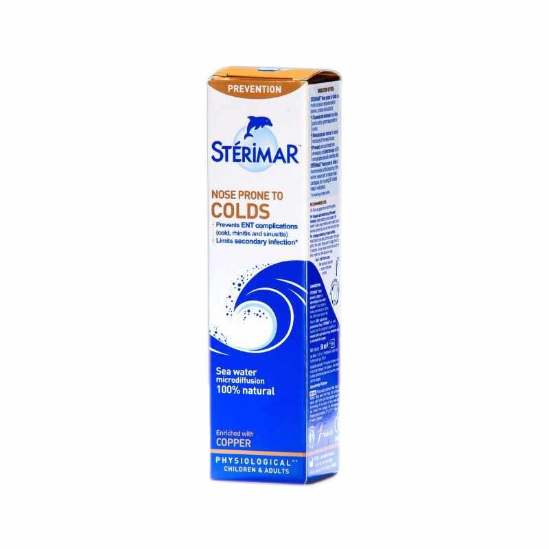 Spray nazal prevenire raceala Cupru, 50 ml, Sterimar
