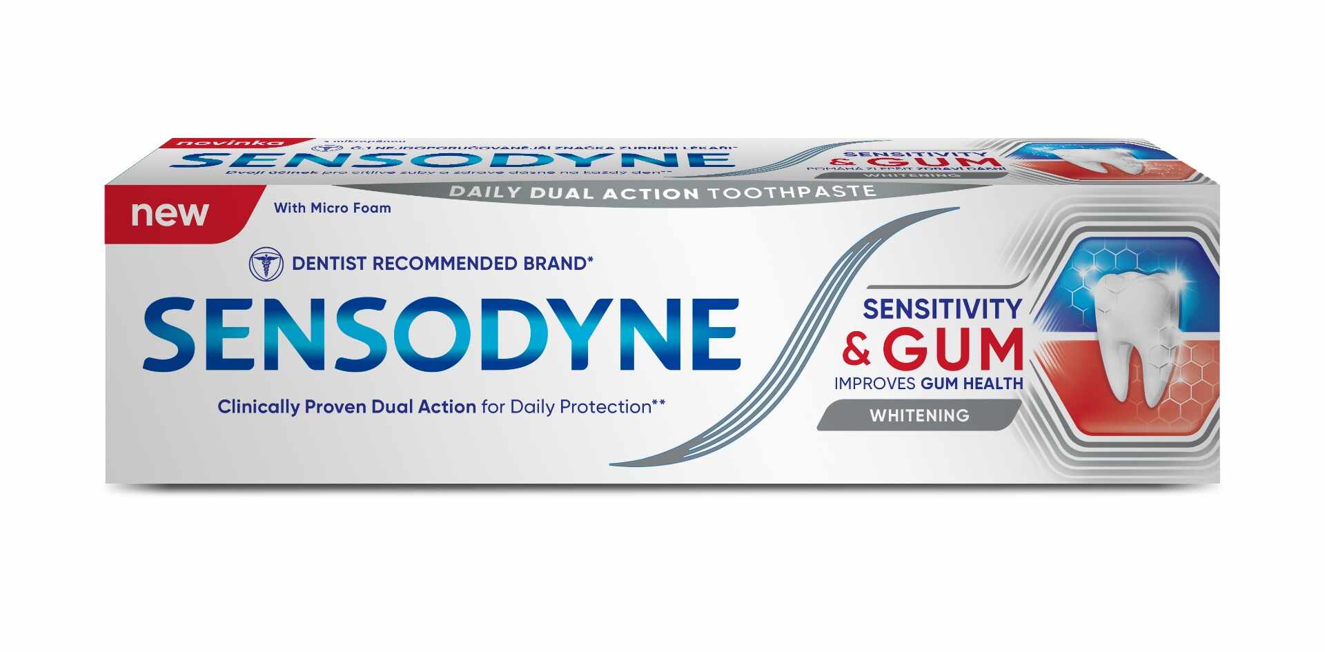 Pasta de dinti Sensitivity & Gum Whitening, 75ml, Sensodyne