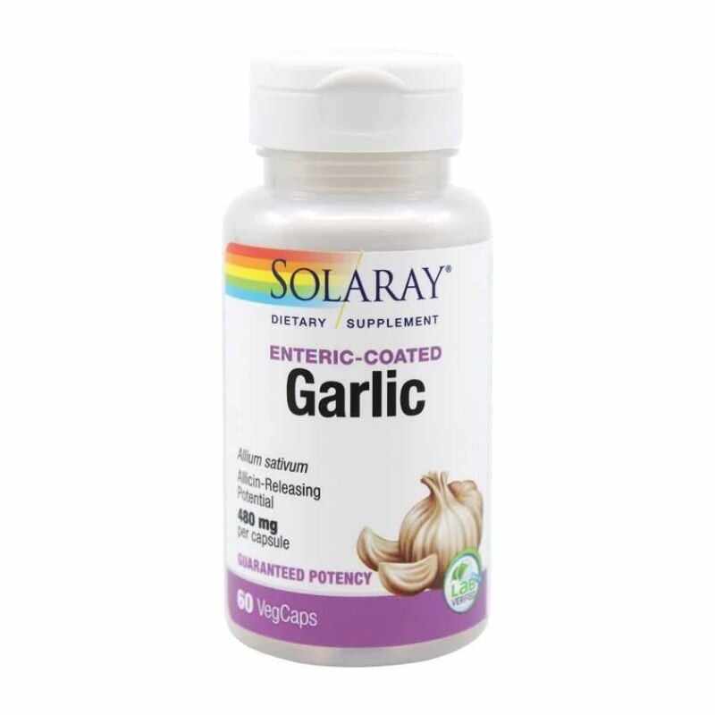 Secom Garlic (Usturoi) 480 mg, 60 capsule