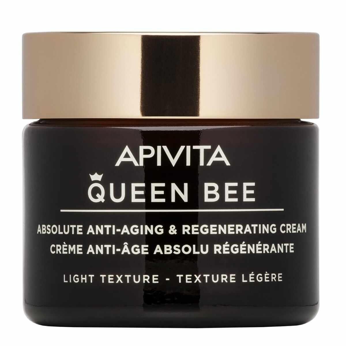 Apivita Crema de fata anti-age & regeneratoare cu textura usoara Queen Bee Absolute, 50ml