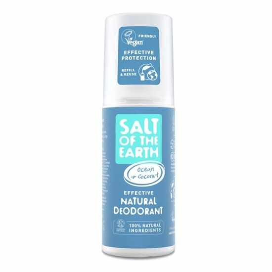 Deodorant unisex Ocean & Cocos Salt Of The Earth, 100ml, Crystal Spring