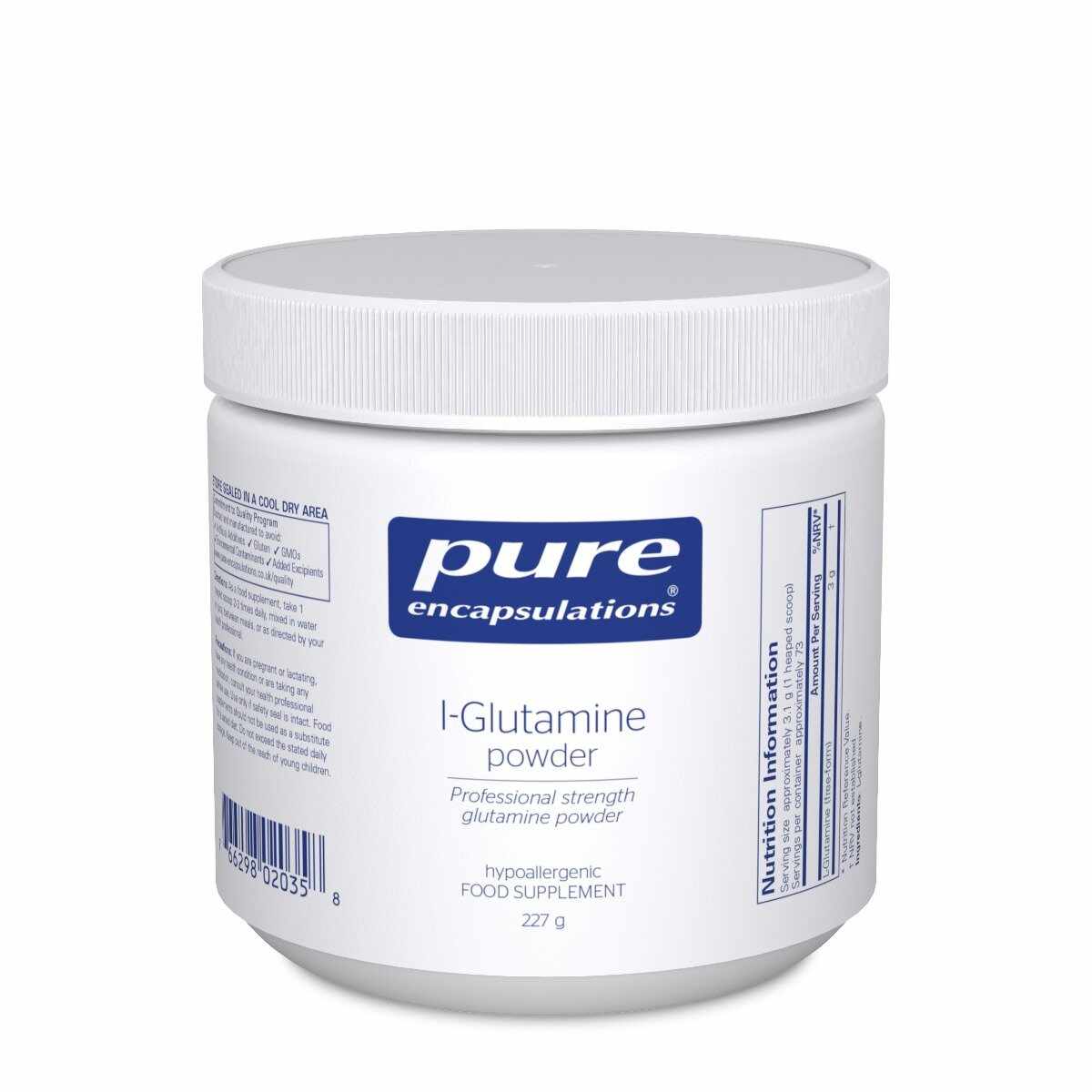 L-Glutamina pulbere | 227g | Pure Encapsulations