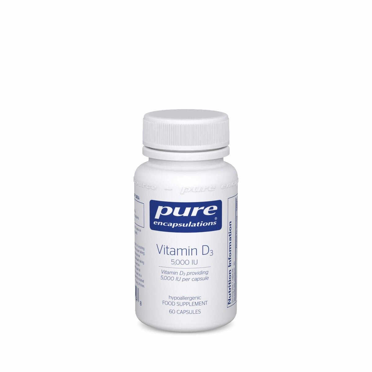 Vitamina D3 5000 UI | 60 Capsule | Pure Encapsulations