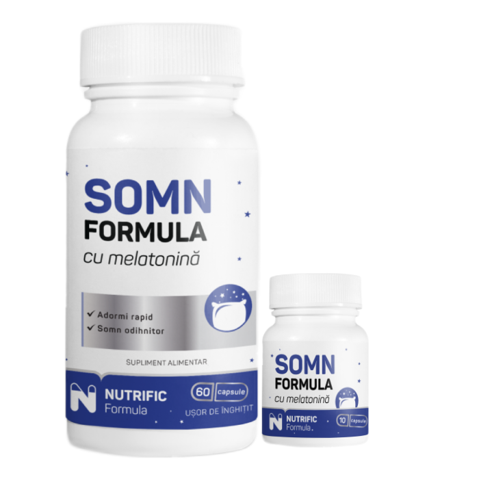 Pachet Somn Formula, 60 + 10 capsule, Nutrific