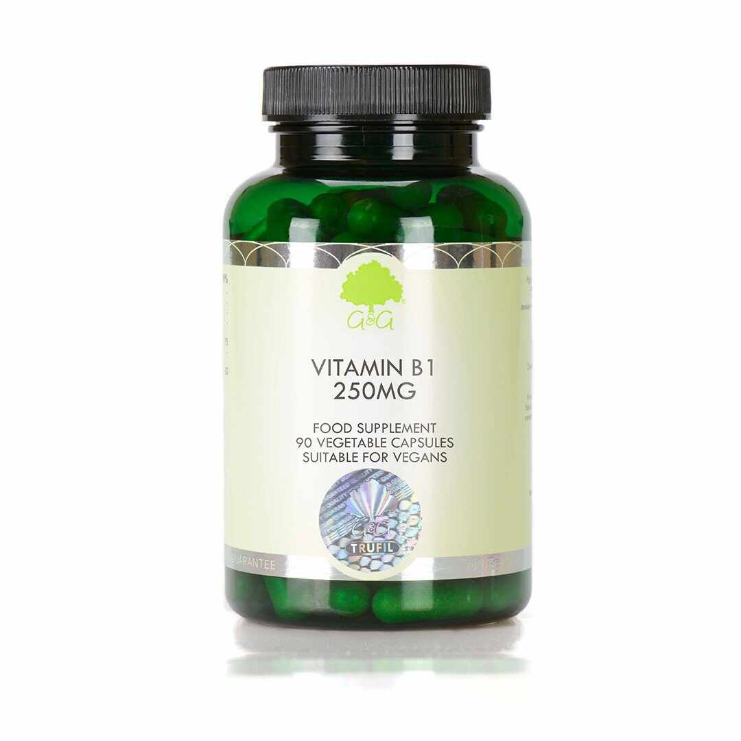 Vitamina B1 Tiamina 250 mg, 90 capsule