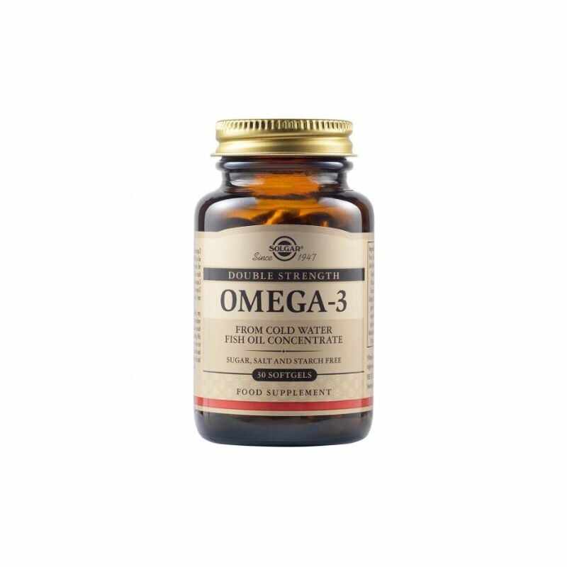 Solgar Omega-3 Double Strength Softgels, 30 capsule 