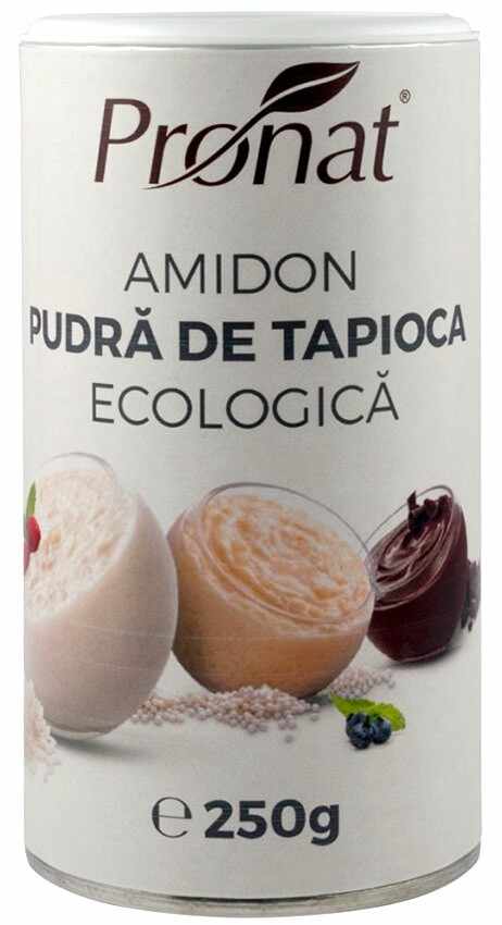 Amidon pudra de Tapioca Bio, 250g, Pronat