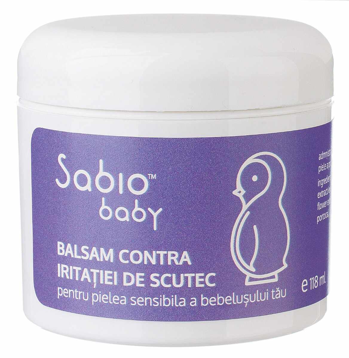 Balsam contra iritatiei de scutec, 118ml, Sabio